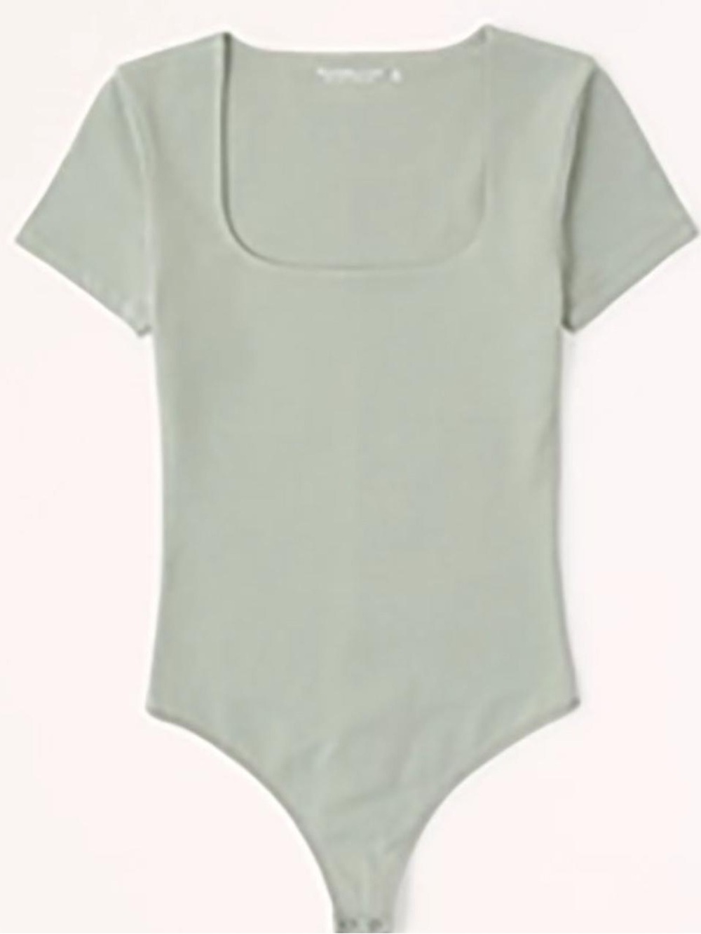 NWT Abercrombie Short Sleeve Cotton Seamless Bodysuit - Green